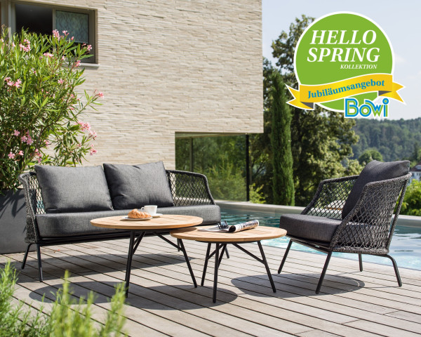 Garten Lounge Set ODEA Sofa, Sessel Stern® gschnürt wasserfeste Kissen Schnelltrocknenden Schaumstoff - bowi.ch