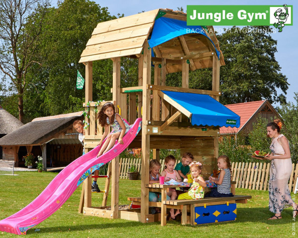 Spielturm Barn mit PicNic Modul 120 Jungle Gym - bowi.ch