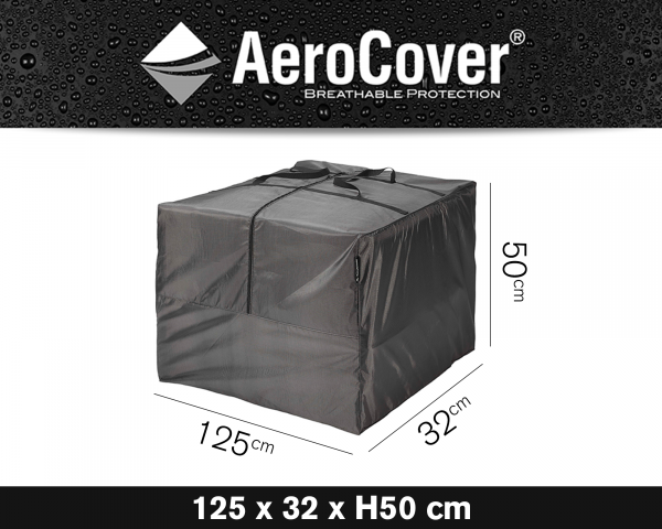 Aufbewahrungstasche für Kissen AeroCover® in Grösse 125 cm x 32 cm x 50 cm Höhe - bowi.ch