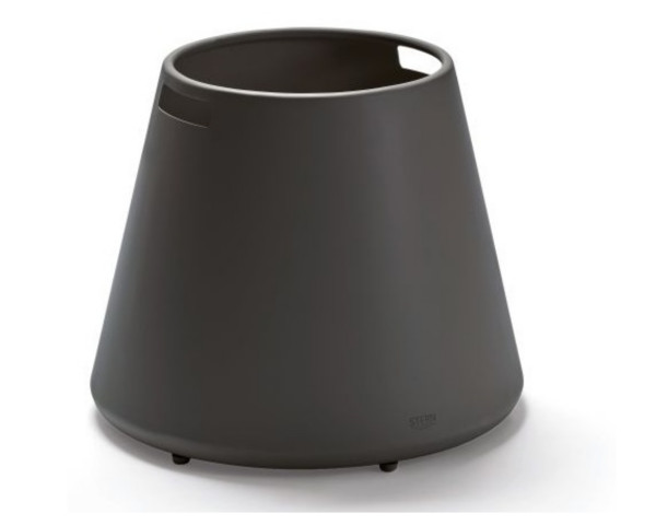 Outdoor Pflanzengefäss konisch 6040 x 45 cm cm ALU Anthrazit Stern - bowi.ch