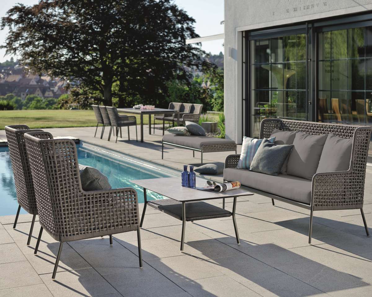 Garten Lounge Bank Ecru Hochlehner Stern® bowi.ch