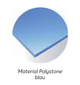 Beispiel Polystone blau