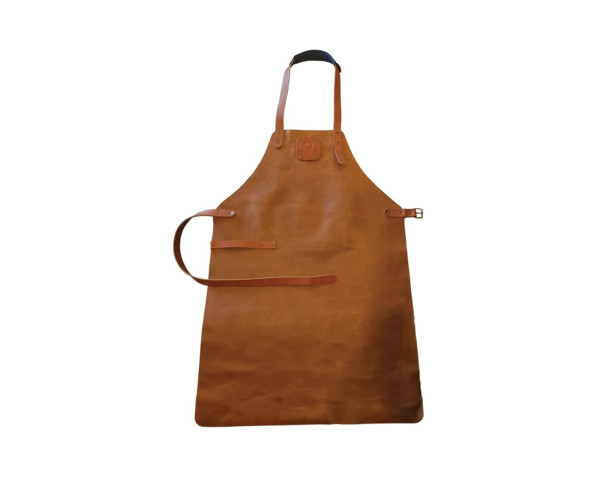 OFYR Leder Kochschürze Braun Freistehend - bowi.ch