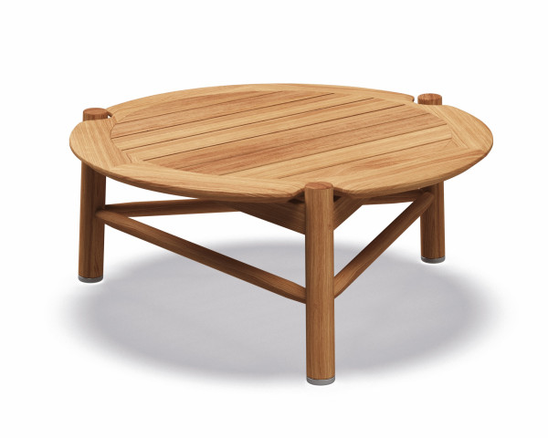 Beistelltisch Garten Salina Ø 83.5 cm Teakholz Gloster - bowi.ch