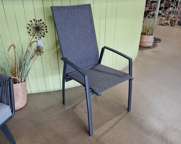 Gartenstuhl Lutz HL Move Charcoal Black Rücken verstellbar mit Gasdruckfeder Gartenstuhl Lutz HL Move Charcoal Black Rücken verstellbar mit Gasdruckfeder - bowi.ch