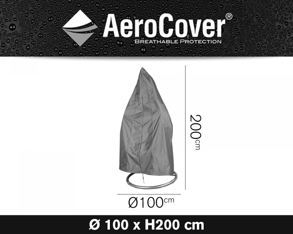 Schutzhülle für Hängestuhl AeroCover® in Grösse Durchmesser 100 x H200 cm - bowi.ch
