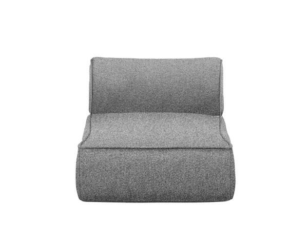 Garten Loungesessel STAY Stone Bouclé Frontansicht Freistehend - bowi.ch