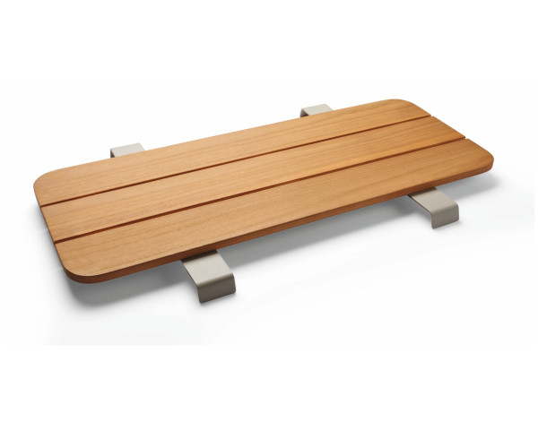 Verbindungstisch Enya Greige / Teakholz 48x 84 cm von Stern® - bowi.ch