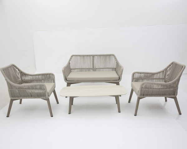 Garten Lounge Set Cedric Champagne - bowi.ch