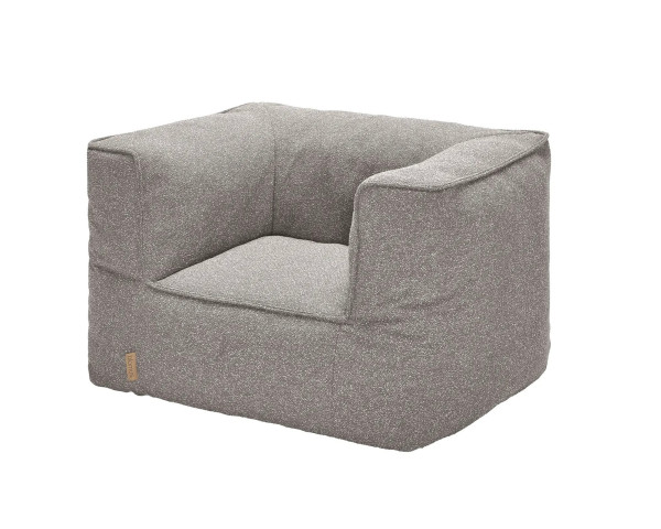 Garten Armsessel GROW Earth Bouclé Blomus Seitenansicht Freistehend - bowi.ch