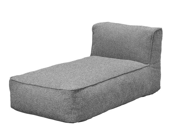 Garten Lounge GROW 1er Liegesofa Stone Blomus Freistehend von der Seite - bowi.ch