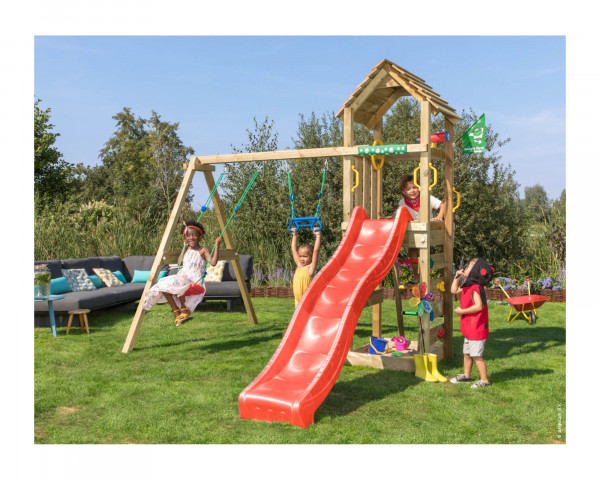 Spielturm Cocoon mit Swing Frame 200 2-teilig Jungle Gym im Garten - bowi.ch