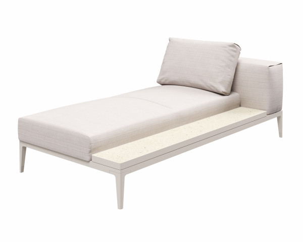 Garten Lounge Grid Chaiselounge Zenith Dune /Bone / Verona - bowi.ch