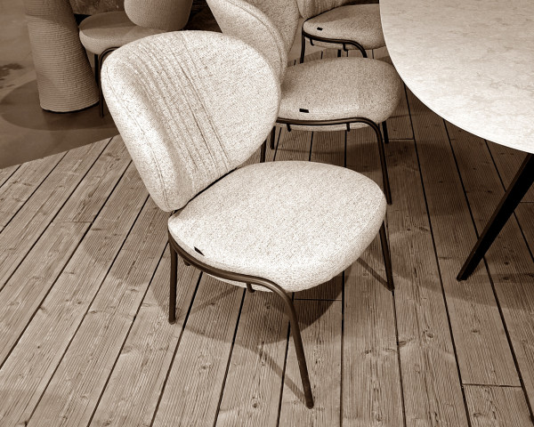 Zumsteg Low Gartenstuhl Luna Sunbrella Tundra Rye / Sepiabraun - bowi.ch