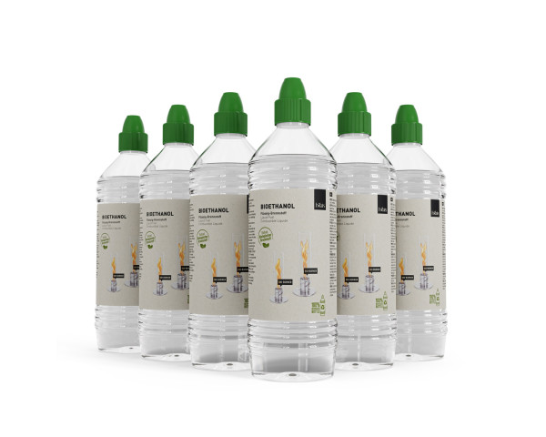 Bioethanol Flüssig Brennstoff passend zu SPIN 900, 1200, 1500 6-er Pack - bowi.ch