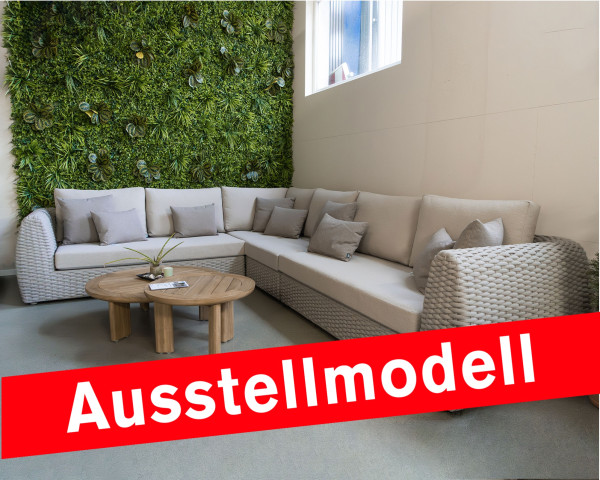 Ausstellmodell Garten Lounge Set Mont Blanc Beach Boucle Sand - bowi.ch