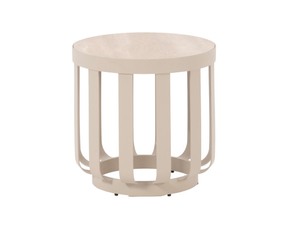 Beistelltisch Garten Dayo Ø 40 / 40 cm Dune / Light Taupe - bowi.ch