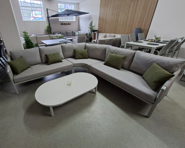 Garten Lounge Set Moma L-Form Beige LIFE - bowi.ch