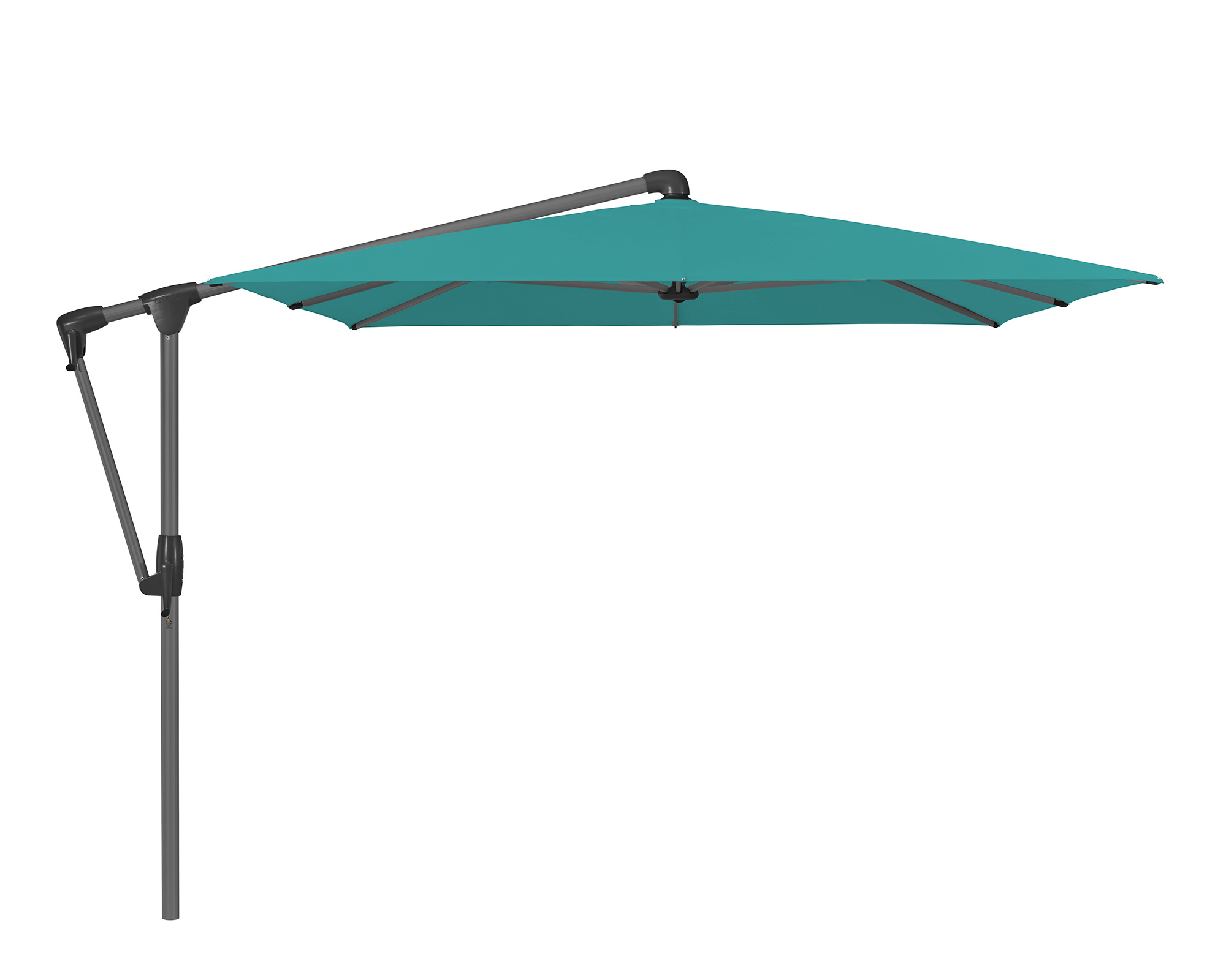 Arles Sonnenschirm Sonnenschutz, Cantilever / Freischwinger, eckiger  Schirm: 300 x 300 cm, Material: 250 g/m² Polyester, UV-Schutzfaktor: 50+, wasserabweisend