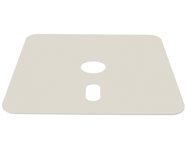 Decorplatte seidengrau RAL7044 zu Rollens.M4 180 - bowi.ch