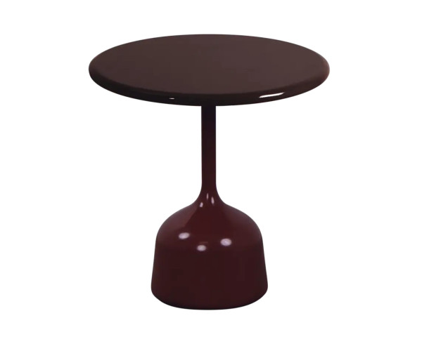 Beistelltisch Garten Glaze Ø 45 cm Burgundy / Desert von Cane-line - bowi.ch