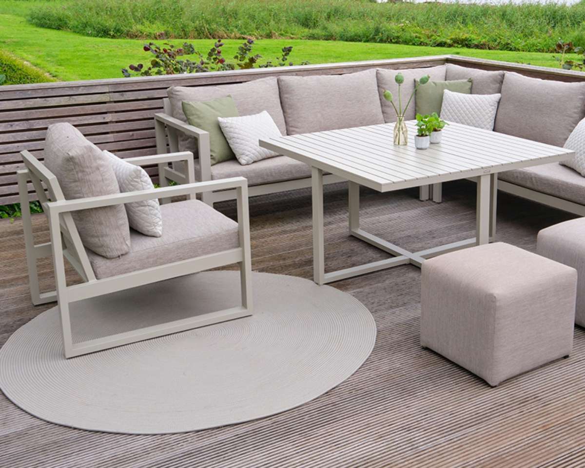 Garten Lounge Set Orleans Beige gross