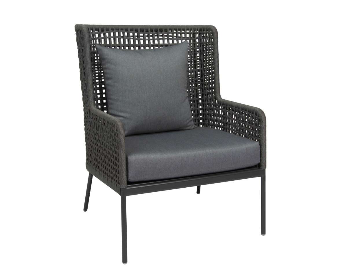 Garten Loungesessel Greta Hochlehner Anthrazit Stern® BOWI