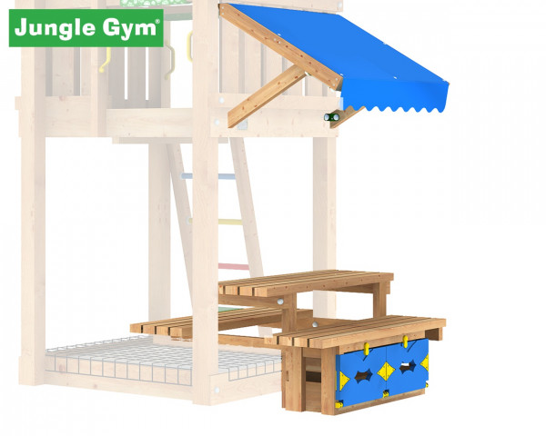 Pic Nic Modul Jungle Gym mit Planendach und Verstauungsbox - bowi.ch