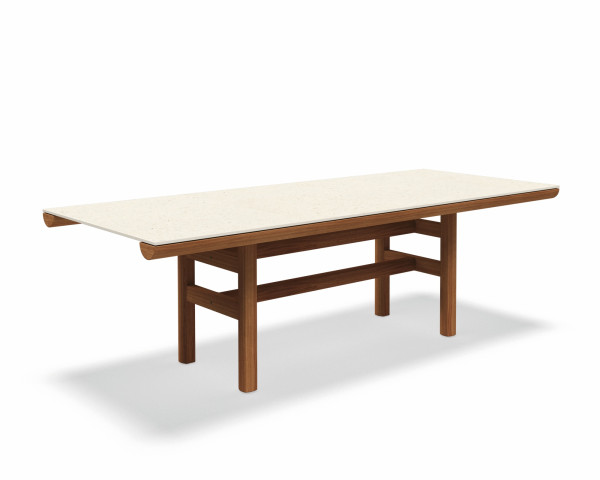 Gartentisch Rail 240 Keramik Verona / Teakholz von Gloster - bowi.ch