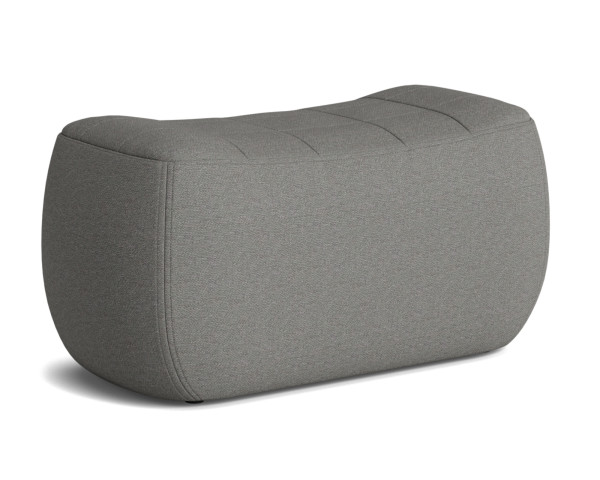 Garten Hocker Donna Pouf 40 x 80 cm Soltex Mistgrey - bowi.ch