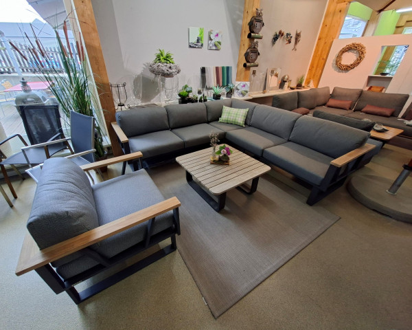 Garten Lounge Belvedere Set Graphite - bowi.ch