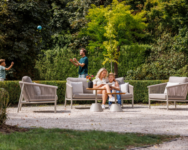 Garten Lounge Set Moma 5-teilig Soltex Beige / Beache - bowi.ch