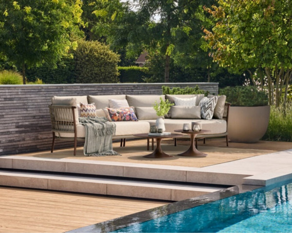 Garten Lounge Set Bari organisch Bronze SUNS - bowi.ch