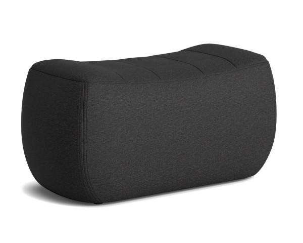 Garten Hocker Donna Pouf 40 x 80 cm Soltex Graphite - bowi.ch