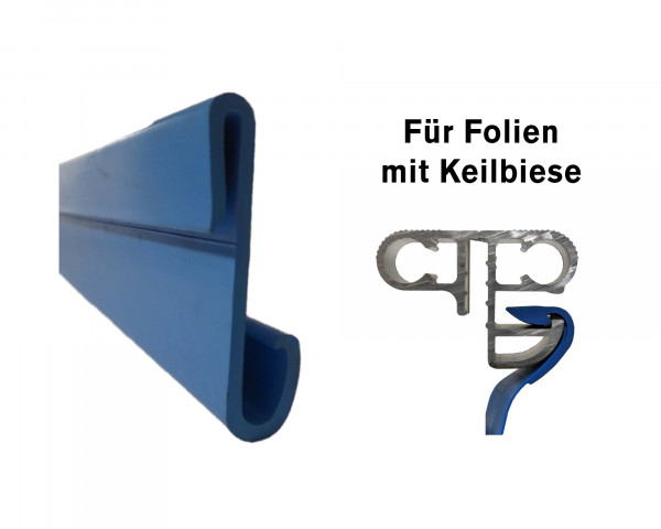 Folienclip für Folien mit Keilbiese - bowi.ch