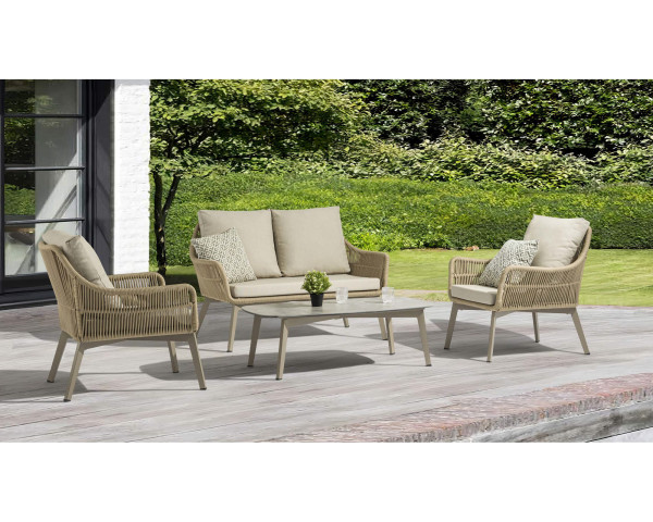 Garten Lounge Set Cedric Champagne - bowi.ch