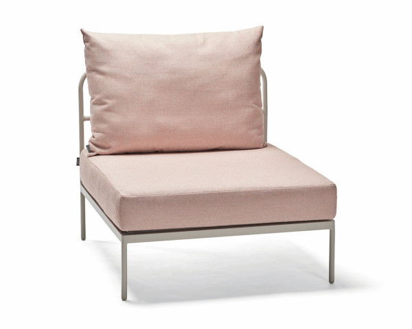 Garten Lounge Coco Mitteltelement Greige / Lychee aus dem Hause Stern® - bowi.ch