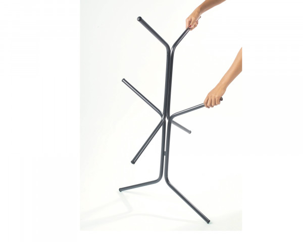 Gartentisch Pix® Ø 60 cm Pastellbraun / Feuerverzinkt Schaffner - bowi.ch