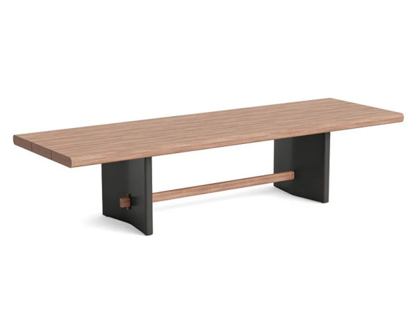 Gartentisch Fitz Roy 310 x 100 cm Teakholz / Lava von LIFE - bowi.ch