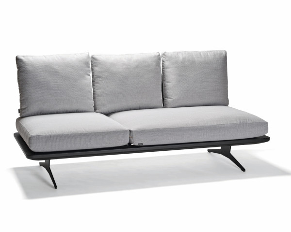 Garten Lounge / Liege Enya Stone / Perldrau / Anthrazit von Stern - bowi.ch