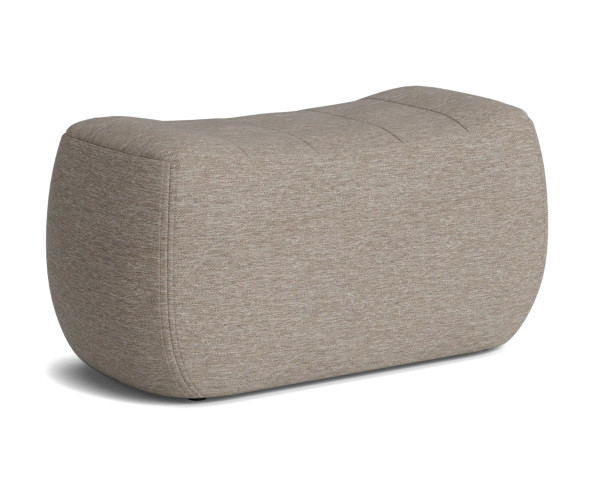 Garten Hocker Donna Pouf 40 x 80 cm Beige von LIFE - bowi.ch
