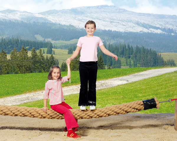 Balanciertampe Seil Natur mit Kindern - bowi.ch