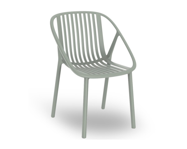 Gartensessel Bini Grün-Grau stapelbar Resol - bowi.ch