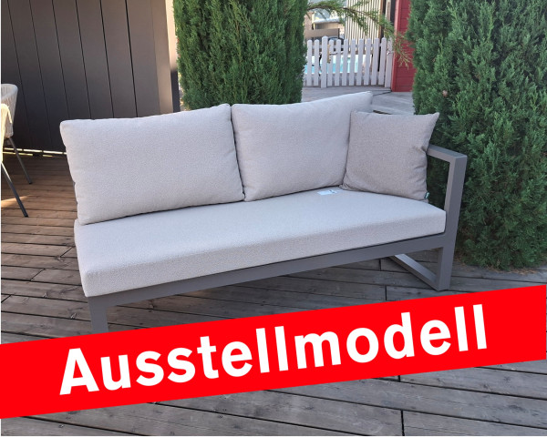Ausstellmodell Garten Lounge Orleans Endteil Taupe - bowi.ch