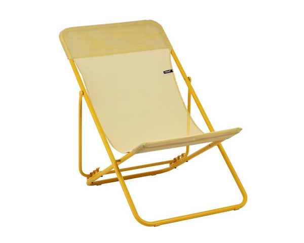 Maxi Transat Liegestuhl Batyline®Iso Color Block Miel Lafuma Freistehnd - bowi.ch