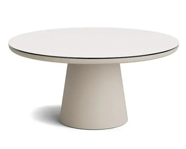 grosser runder Gartentisch Algarve L 150 Beige - Oyster von LIFE - bowi.ch