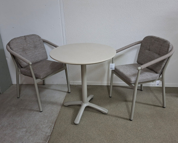 Bistro-Tisch Set Salvador - Bodi Beige / Ivory klappbar von LIFE - bowi.ch