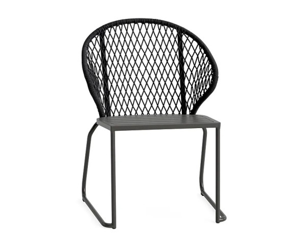 Gartenstuhl Verona Rope Anthrazit Gestell Lava - bowi.ch