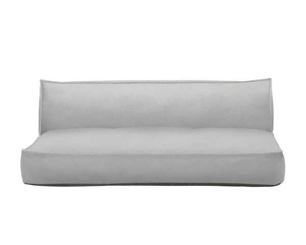 Garten 3er-Sitzsofa STAY Cloud Bouclé Frontansicht Freistehend - bowi.ch