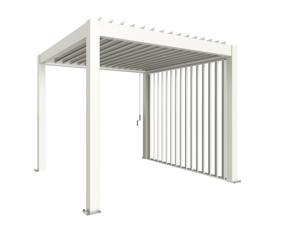 Biohort Lamellenseitenwand Gr. 2 m weiß - bowi.ch